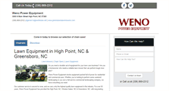 Desktop Screenshot of greensborolawnequipment.com
